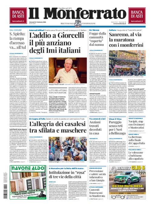 Il Monferrato - Edizione 15 del 24/02/2026